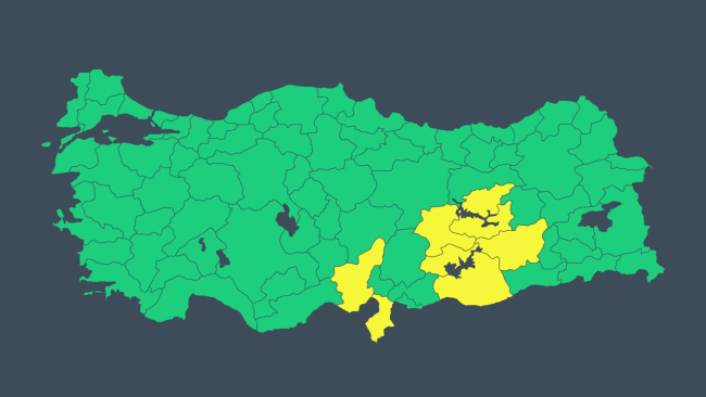 Meteoroloji'den 8 ile sarı uyarı: Kuvvetli yağış geliyor